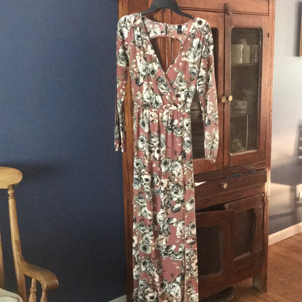 Windsor Floral Maxi Dress with leg slit